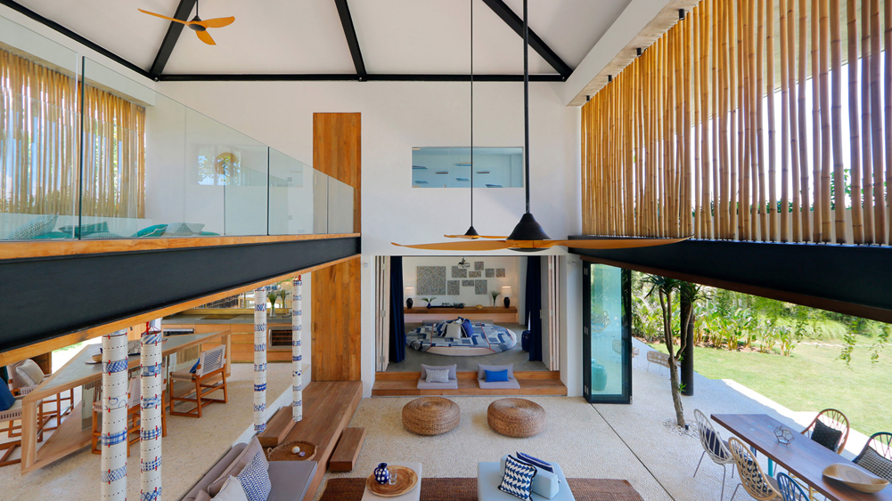 Villa Seascape - Living room layout